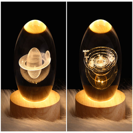 LED Galaxy Crystal Ball Lamp