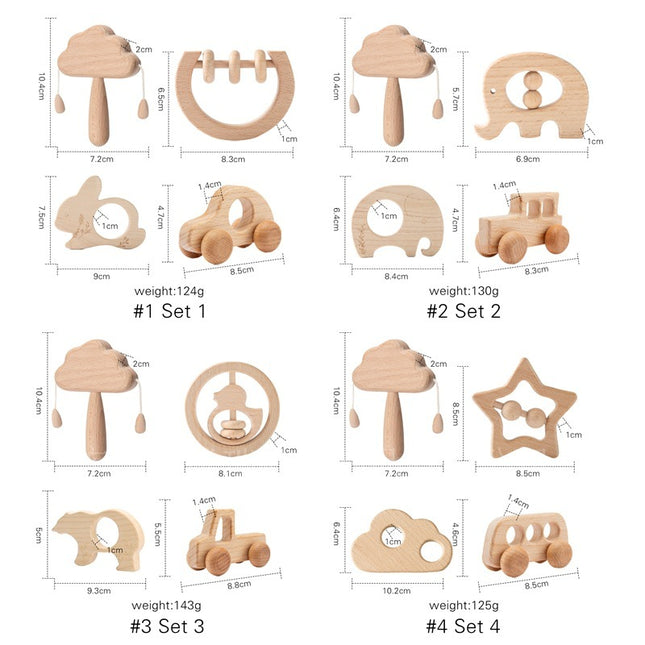 Wooden Cloud Montessori Educational Toys
