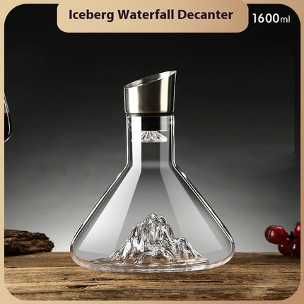 Hot-Selling Iceberg Waterfall Wine Decanter