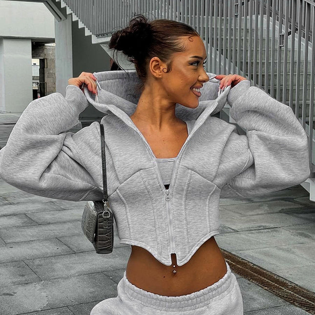 Zipper Cardigan Hoodie