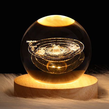 LED Galaxy Crystal Ball Lamp