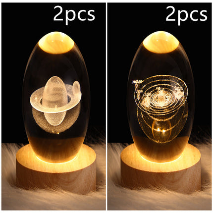 LED Galaxy Crystal Ball Lamp