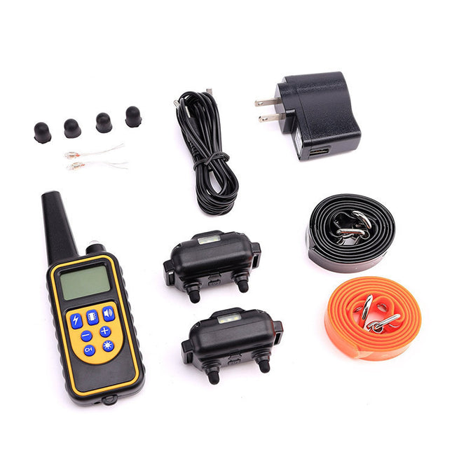 Rechargeable Dog Training and Barking Control Collar with Remote