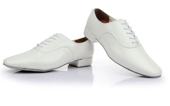 Men's Leather Dance Shoes Soft Bottom Latin & Standard