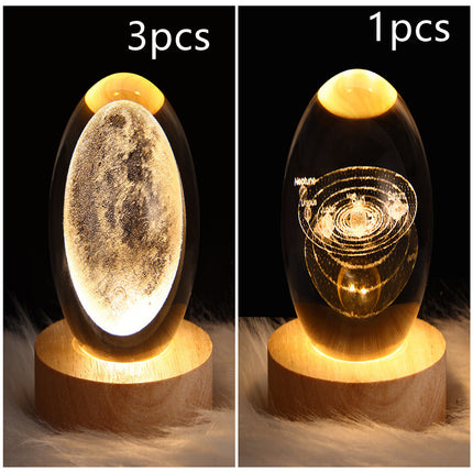 LED Galaxy Crystal Ball Lamp