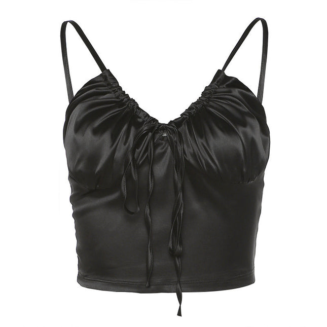 Backless Slim Fit Navel Vest
